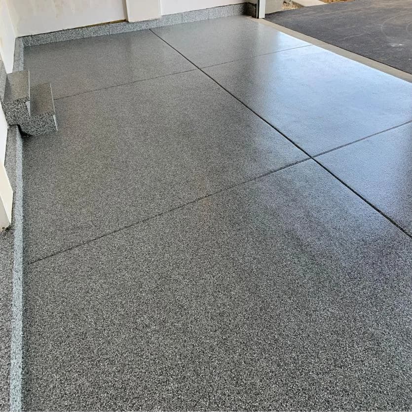 95% of homes are still uncoated - professional concrete floor coating